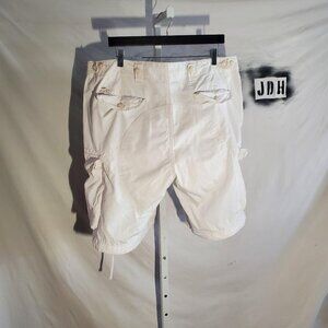 Polo RL Utility Surplus Ripstop Y2K white cargo shorts sz 38 - shipping incl